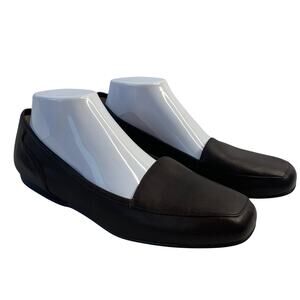 Bandolino Womens Sz 9 BD Liberty Brown Soft Leather Loafers Slip On Flats Shoes